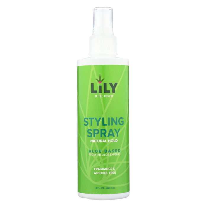 Lily Of The Desert Styling Spray Natural Hold - Case Of 1 - 8 Fl Oz.