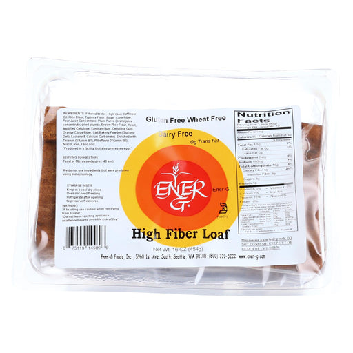 Ener-g Foods Loaf - High Fiber Rice - 16 Oz - Case Of 6