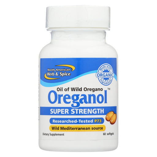 North American Herb And Spice Oreganol Oil Of Oregano Super Strength - 60 Softgels
