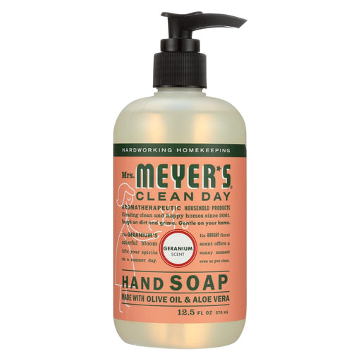 Mrs. Meyer's Clean Day - Liquid Hand Soap - Geranium - Case Of 6 - 12.5 Oz