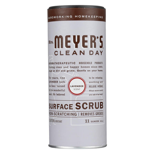 Mrs. Meyer's Clean Day - Surface Scrub - Lavender - Case Of 6 - 11 Oz