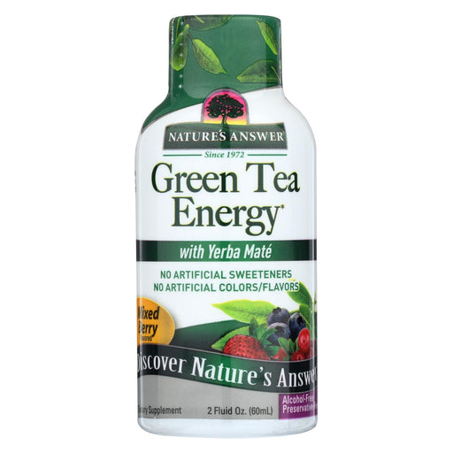 Nature's Answer Green Tea Energy Display Center Case - Case Of 12 - 2 Oz