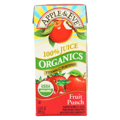 Apple And Eve Organic Juice Fruit Punch - Case Of 6 - 40 Bags