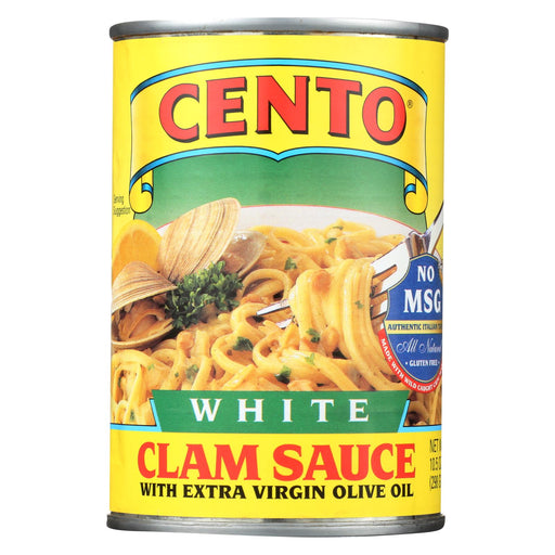 Cento Pasta Sauce - Cento White Clam Sauce - Case Of 12 - 10.5 Oz.