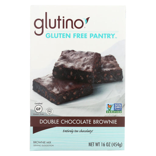 Glutino Brownie - Chocolate Truffle - Case Of 6 - 16 Oz.