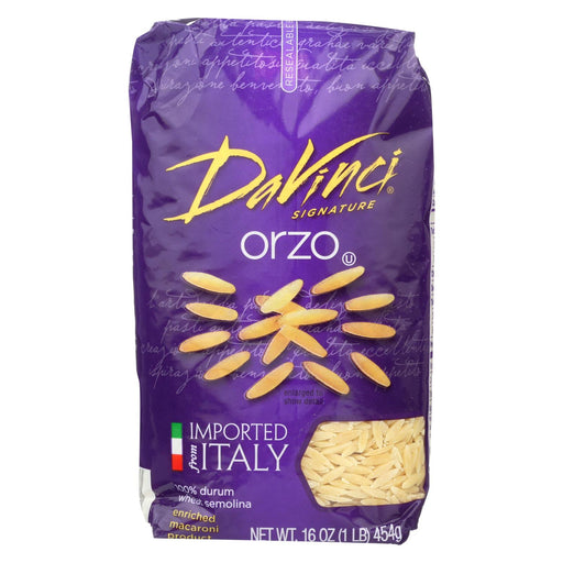 Davinci Orzo Pasta - Case Of 12 - 1 Lb.