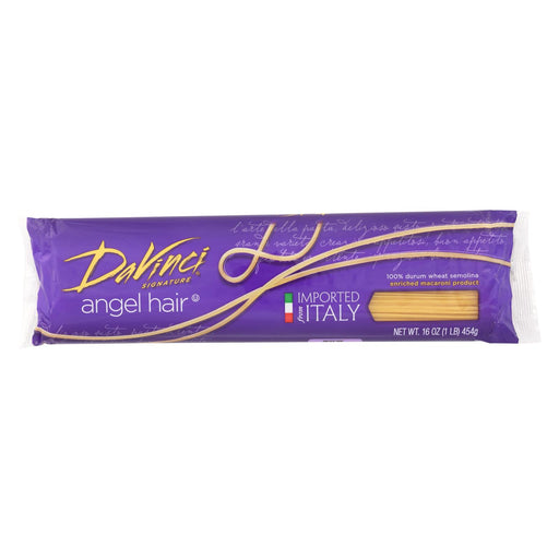 Davinci Pasta - Angel Hair - Case Of 20 - 16 Oz