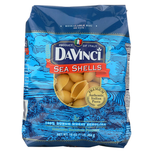 Davinci Sea Shells Pasta - Case Of 12 - 1 Lb.