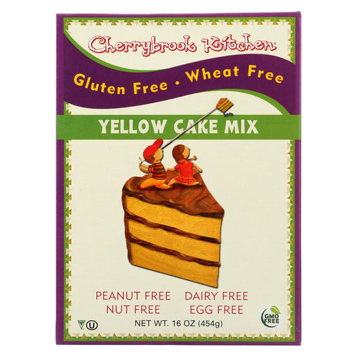 Cherrybrook Kitchen Gluten & Wheat Free Yellow Cake Mix - Case Of 6 - 16 Oz