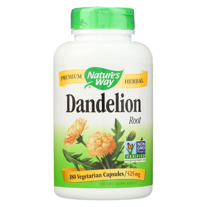Nature's Way Dandelion Root - 180 Vegetarian Capsules
