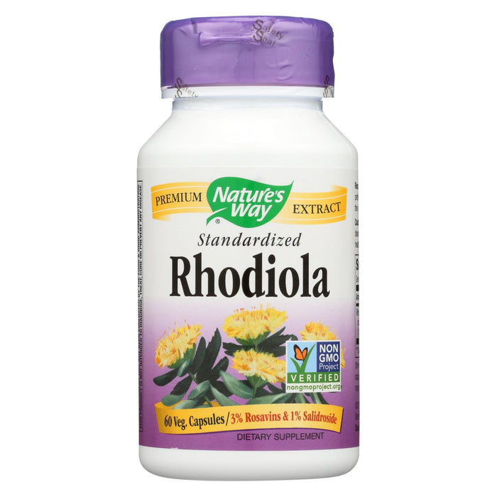 Nature's Way Rhodiola Rosea Standardized - 60 Vcaps