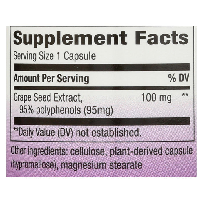 Nature's Way Grape Seed Standardized - 60 Vcaps