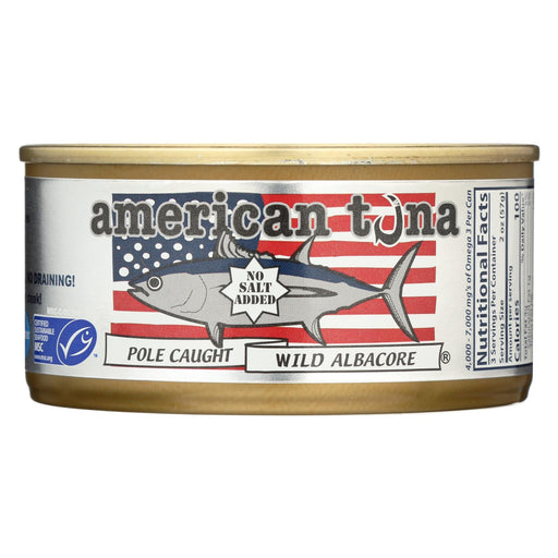 American Tuna  No Salt - Case Of 24 - 6 Oz