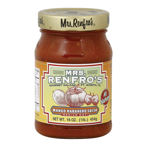 Mrs. Renfro's Mango Habanero Salsa - Mango - Case Of 6 - 16 Oz.