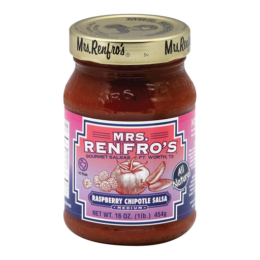 Mrs. Renfro's Chipotle Salsa - Raspberry - Case Of 6 - 16 Oz.