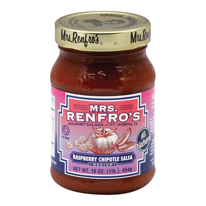 Mrs. Renfro's Chipotle Salsa - Raspberry - Case Of 6 - 16 Oz.