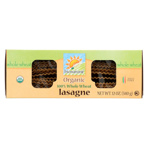 Bionaturae Lasagna - Durum Semolina - Case Of 12 - 12 Oz.