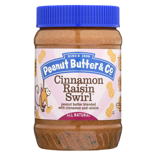 Peanut Butter And Co Peanut Butter - Cinnamon Raisin Swirl - Case Of 6 - 16 Oz.