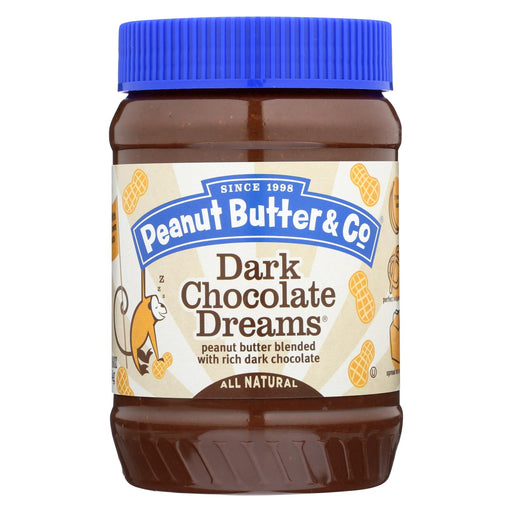 Peanut Butter And Co Peanut Butter - Dark Chocolate Dreams - Case Of 6 - 16 Oz.