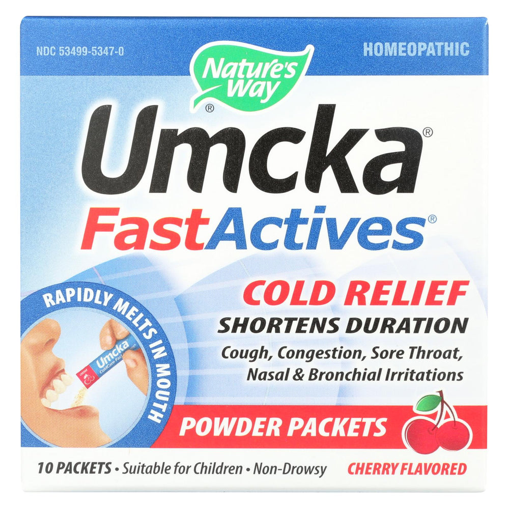 Nature's Way Umcka Fast Act Cold - Cherry - 10 Count