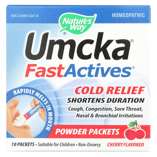 Nature's Way Umcka Fast Act Cold - Cherry - 10 Count