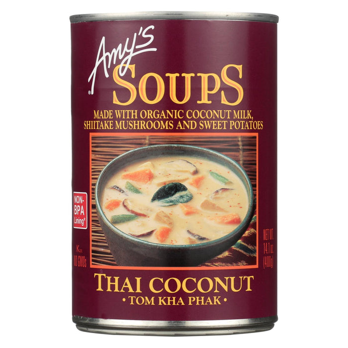 Amy's Soup - Tom Kha Phak Thai Coconut - Case Of 12 - 14.1 Oz
