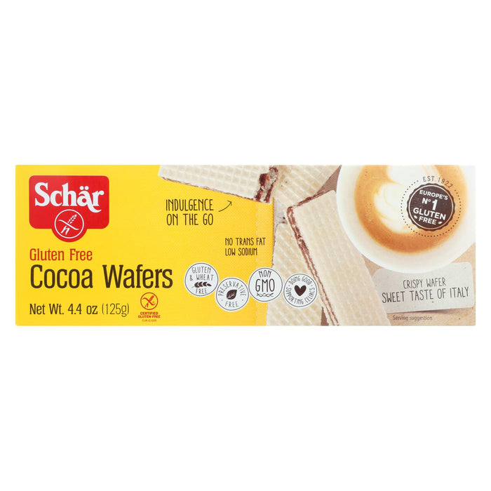 Schar Cocoa Wafers - Case Of 12 - 4.4 Oz.