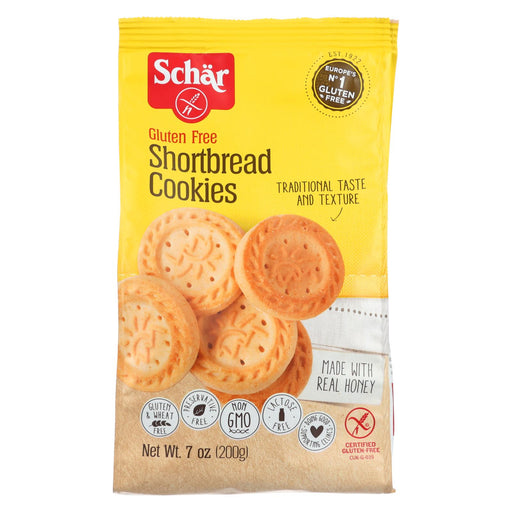 Schar Shortbread Cookies Gluten Free - Case Of 12 - 7 Oz.