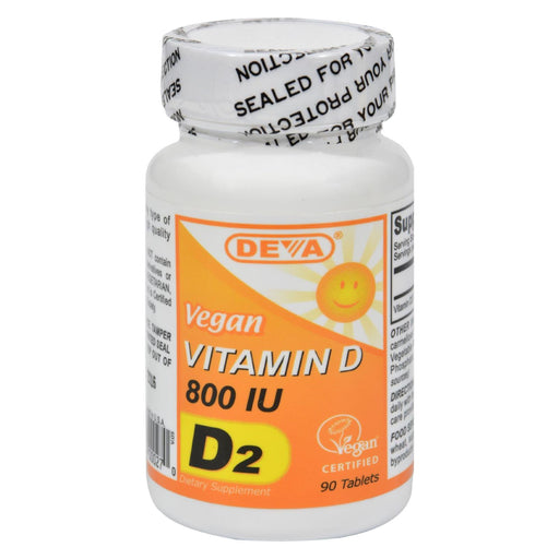 Deva Vegan Vitamin D - 800 Iu - 90 Tablets