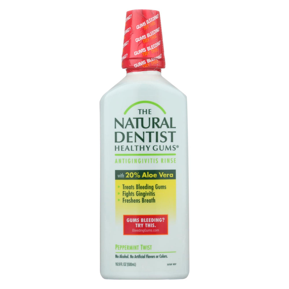 Natural Dentist Healthy Gums Antigingivitis Rinse Peppermint Twist - 16.9 Fl Oz