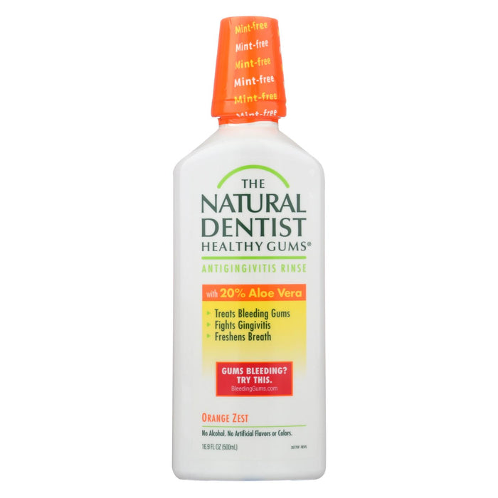 Natural Dentist Daily Healthy Gums Antigingivitis Rinse Orange Zest - 16 Fl Oz