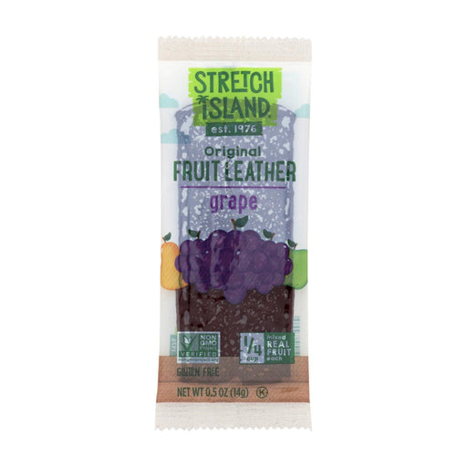 Stretch Island Fruit Leather Strip - Harvest Grape - .5 Oz - Case Of 30