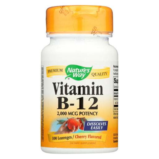 Nature's Way Vitamin B-12 - 2000 Mcg - 100 Lozenges