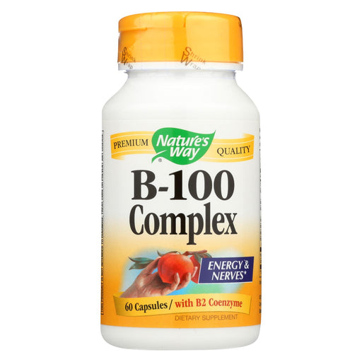 Nature's Way Vitamin B-100 Complex - 60 Capsules