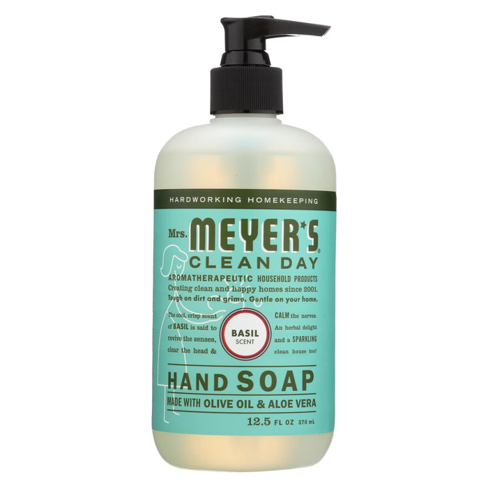 Mrs. Meyer's Clean Day - Liquid Hand Soap - Basil - Case Of 6 - 12.5 Oz