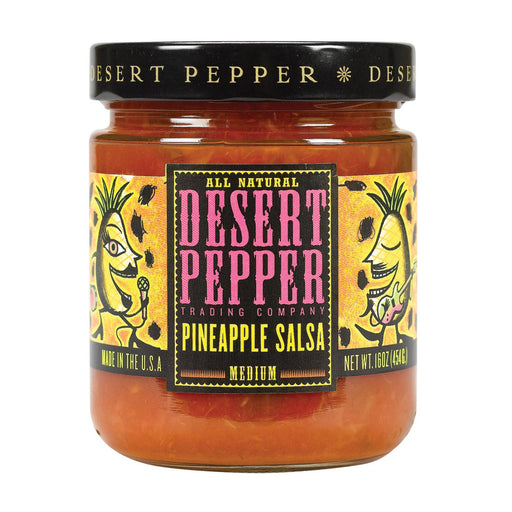 Desert Pepper Trading Medium Pineapple Salsa - Case Of 6 - 16 Oz.