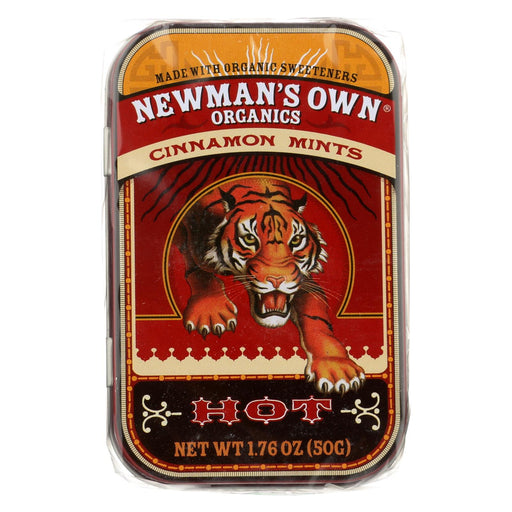 Newman's Own Organics Mints - Organic - Cinnamon - 1.65 Oz - Case Of 6