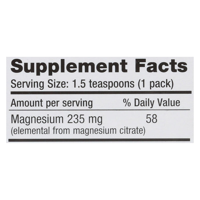 Natural Vitality Magnesium Natural Calm Raspberry Lemon - 30 Packets