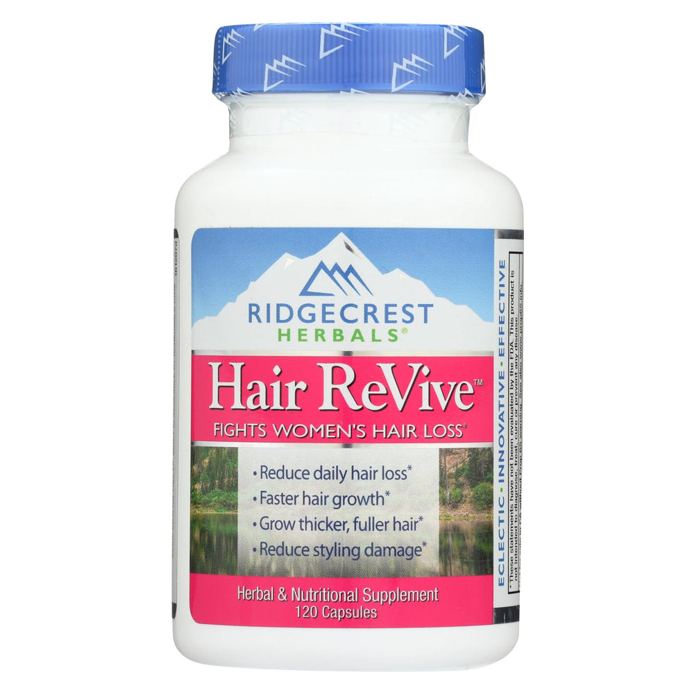 Ridgecrest Herbals Hair Revive - 120 Vegetarian Capsules