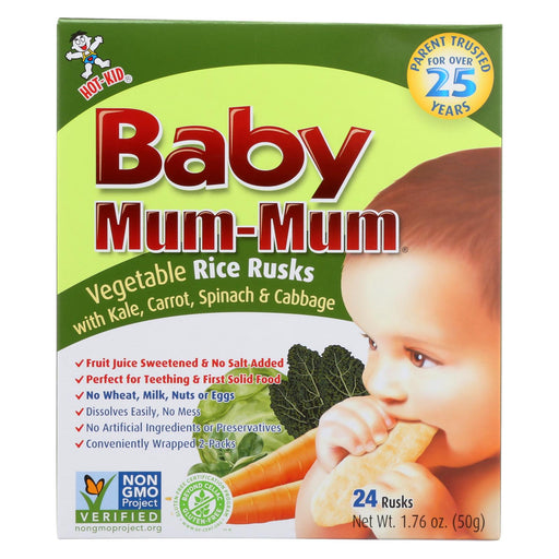 Hot Kid Baby Mum Rice Husk - Vegetable - Case Of 6 - 1.76 Oz.