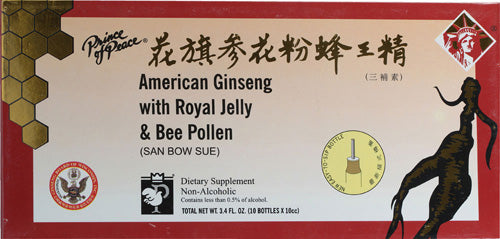 Prince Of Peace American Ginseng Extract - Ryl Jlly B Plln - 10 Cc - 10 Ct