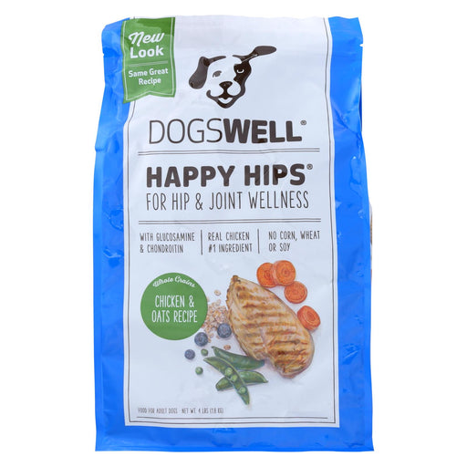 Dogs Well Happy Hips Chicken And Oats Dog Food - Case Of 6 - 4 Lb.