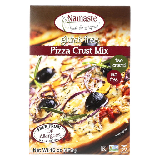 Namaste Foods Gluten Free Pizza Crust - Mix - Case Of 6 - 16 Oz.