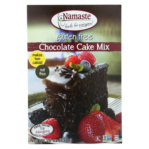 Namaste Foods Chocolate Cake - Mix - Case Of 6 - 26 Oz.