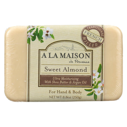 A La Maison Bar Soap - Sweet Almond - 8.8 Oz