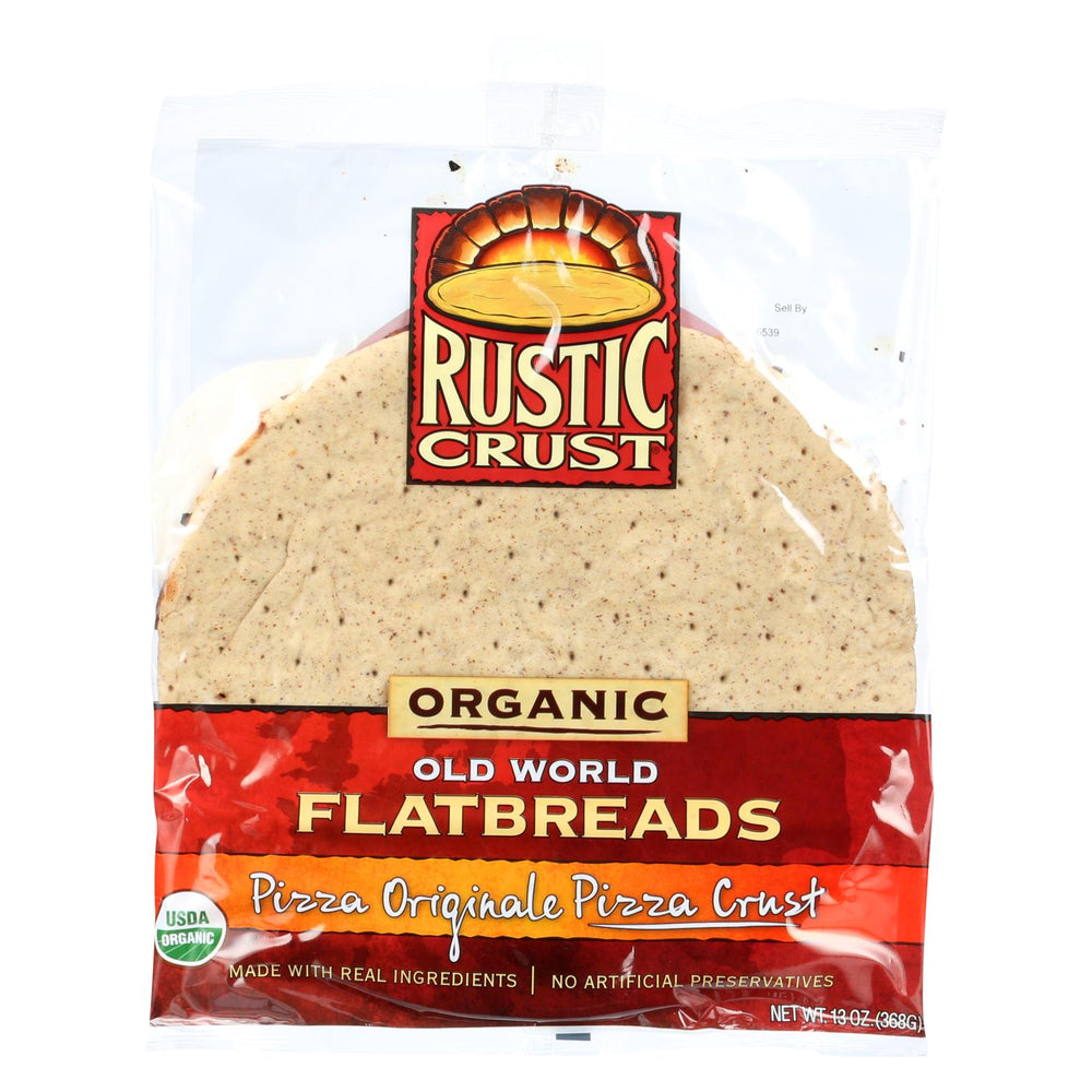 Rustic Crust Pizza Crust - Organic - Flatbreads - Pizza Originale - 13 Oz - Case Of 8