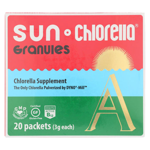 Sun Chlorella A Granules - 20 Individually Wrapped Packs