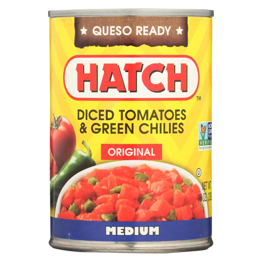Hatch Chili Diced Tomatoes & Green Chiles - Case Of 12 - 10 Oz