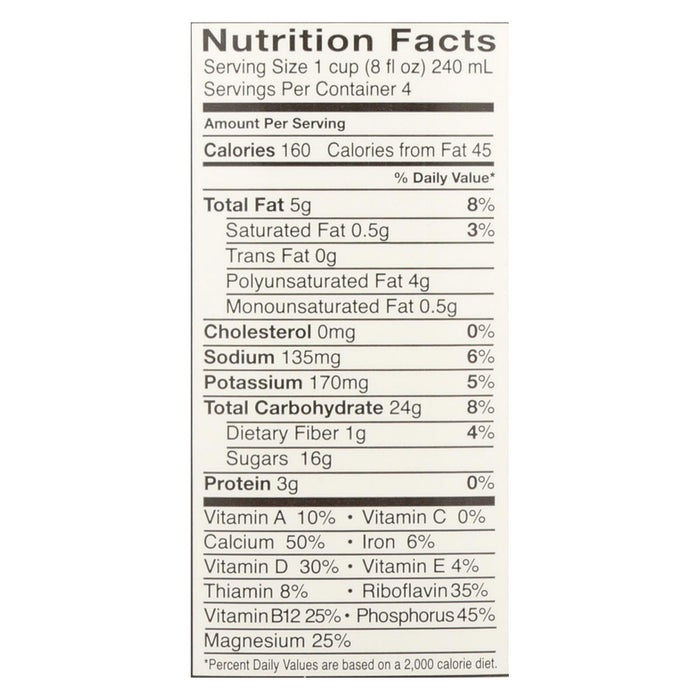 Pacific Natural Foods Hemp Vanilla - Non Dairy - Case Of 12 - 32 Fl Oz.