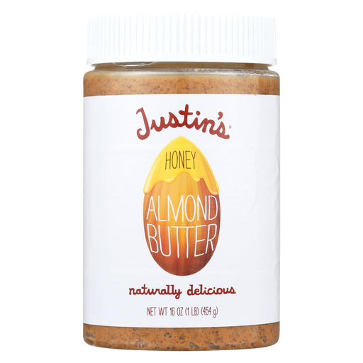 Justin's Nut Butter Almond Butter - Honey - Case Of 6 - 16 Oz.
